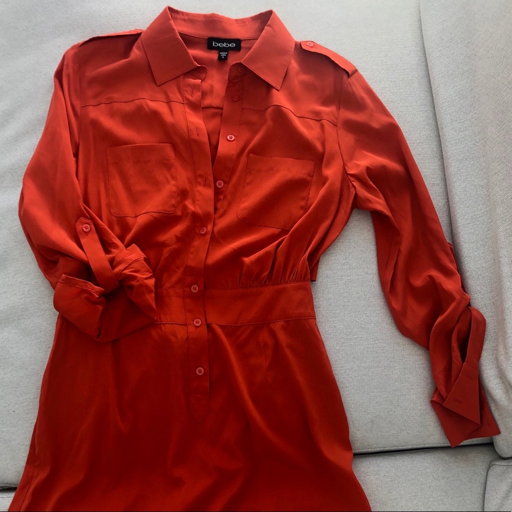 Bebe Button Up Dress - Picture 4 of 6